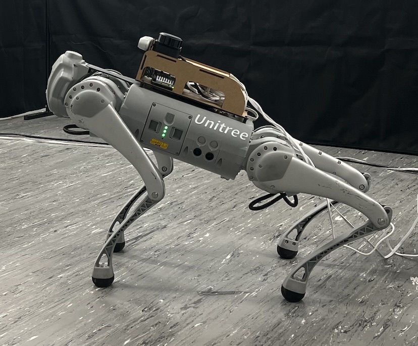 Autonomous person-following system for Unitree Go1